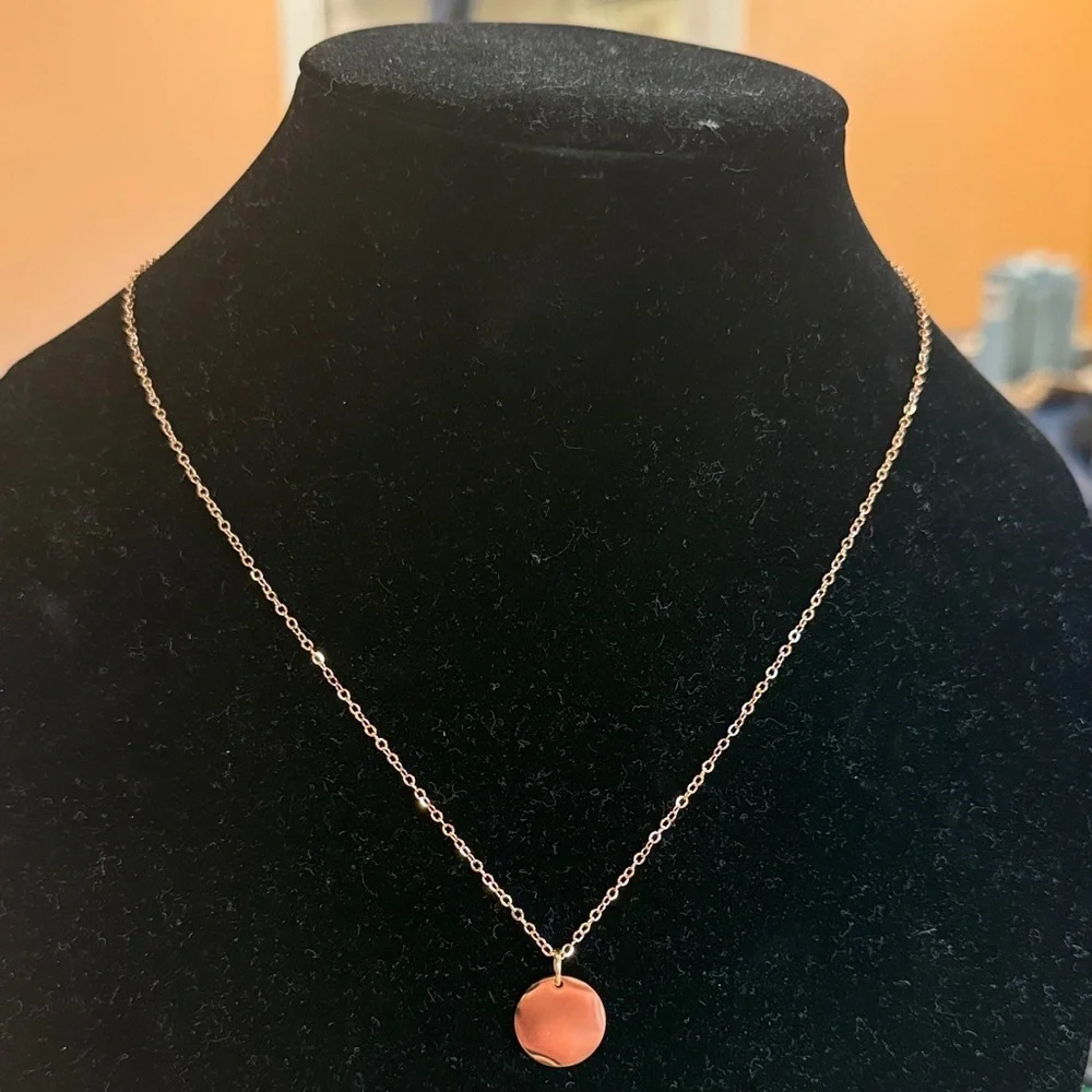 Plunder Rosegold Pendant Necklace
